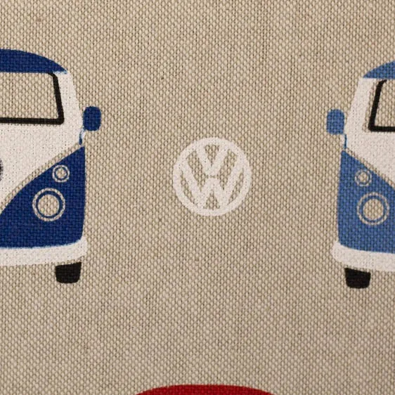 Canvas beige met volkswagen busjes